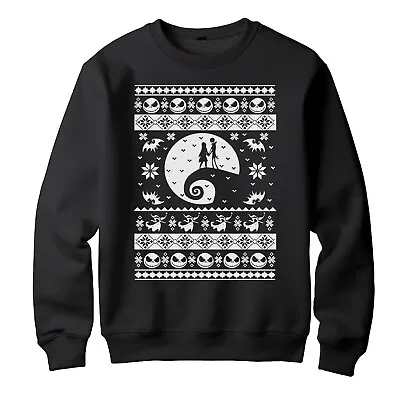 Buy Night Before Christmas Ugly Sweater Nightmare Jack Christmas Sweater Xmas Jumper • 19.99£
