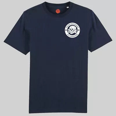 Buy Chelsea Headhunters Navy Organic Cotton T-shirt For Fans Of Chelsea Gift • 19.99£