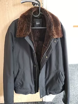 Buy Hugo Boss - Real Leather, Real Fur Jacket • 500£