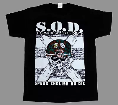 Buy S-5xl S.o.d. Sod Stormtroopers Of Death Sod New Black Short/long Sleeve T-shirt • 13.19£