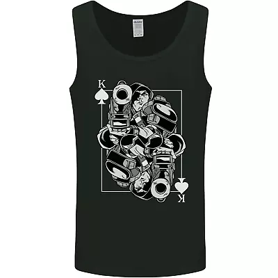 Buy Sniper Playing Card Military Army Elite Mens Vest Tank Top • 8.99£