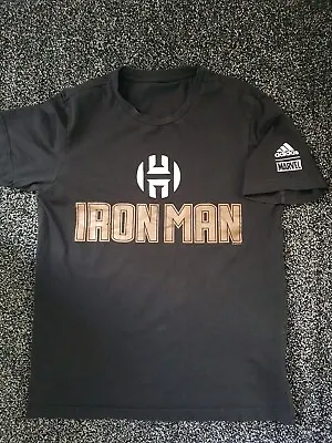 Buy Rare Mens Adidas Marvel Iron Man T Shirt Size S Pre-loved • 14.50£