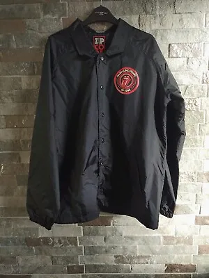 Buy The Rolling Stones Zip Code 2015 Tour Nylon Jacket Mens Large • 25£