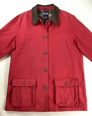 Buy Land’s End Canvas Field Coat Chore Coat Nubuck Collar Ladies Size L • 26.99£