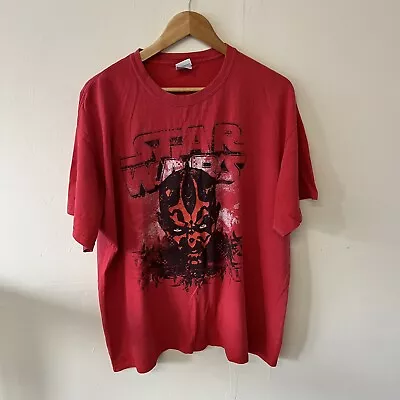 Buy Vintage Star Wars Darth Maul T-shirt Size XL • 19.95£
