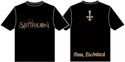 Buy Satyricon - Now Diabolical Logo T-Shirt-M #55588 • 12.27£