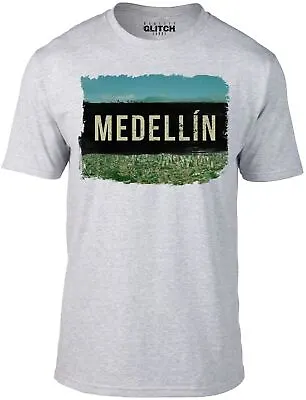 Buy Medellin Pablo Escobar Men's T-shirt TV Show Narcos Inspired Drugs Colombia • 15.99£