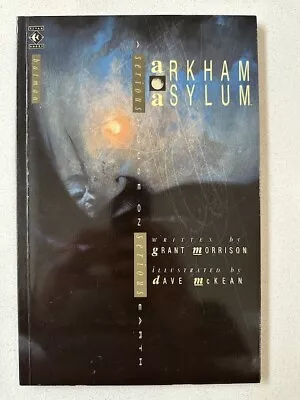 Buy Batman Arkham Asylum By Grant Morrison & Dave McKean DC Comics 1989 • 20£