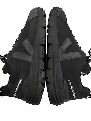 Buy Veja × Sea Shepherd Sneaker Low Cut Casual 22A Black Size 9 Women • 182.81£
