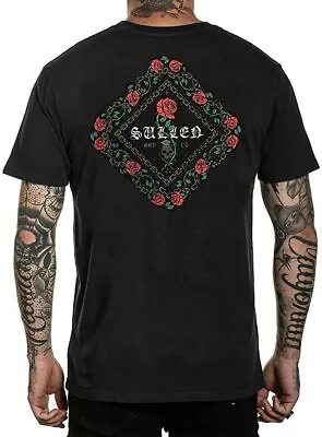 Buy Sullen Art Collective Memoriam Roses Flowers Chains Tattoos T Shirt SCM3029 • 47.69£