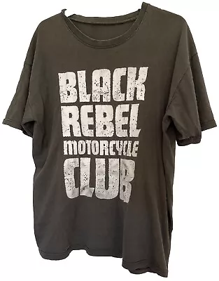 Buy Rare Vintage 2000s Black Rebel Motorcycle Club Original BRMC Band T-Shirt Large • 25£