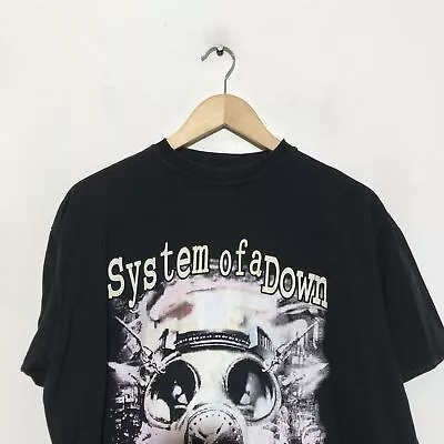 Buy Vintage 00s Black System Of A Down Genocide Band Graphic T Shirt - XL • 60£