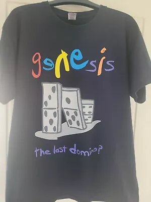 Buy Genesis T Shirt.  The Last Domino Tour . Phil Collins . Size L • 12.99£