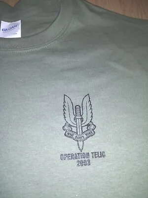 Buy SAS REGIMENT OPERATION TELIC  T-SHIRT All Sizes SPECIAL  FORCES • 9.99£