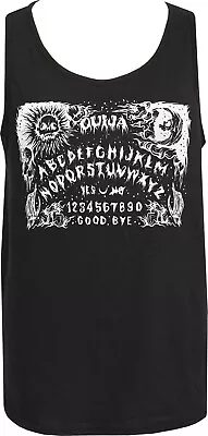 Buy Mens Gothic Tank Top Ouija Board Sun & Moon Satanic Witch Occult  Wicca Moon • 18.50£