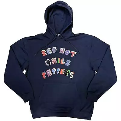 Buy Red Hot Chili Peppers Unisex Pullover Hoodie: Colourful Letters OFFICIAL NEW  • 38.43£