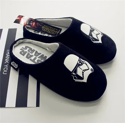 Buy Star Wars Stormtrooper Cotton Slippers Men's Non-slip Slippers Flat Shoes Winter • 21.59£