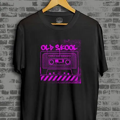 Buy Old Skool Cassette Logo Rave EDM Acid House Music T-Shirt • 16.95£