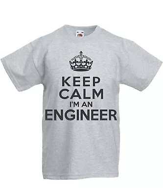 Buy Keep Calm I Am Engineer  Tshirt Grey  Colour Xl Size  • 6.99£