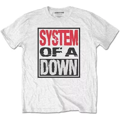 Buy System Of A Down Logo Box Official Tee T-Shirt Mens • 15.99£