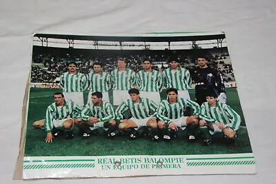 Buy Old Photography Real Betis Almanac T-Shirt Front Runner With Gordillo • 11.73£
