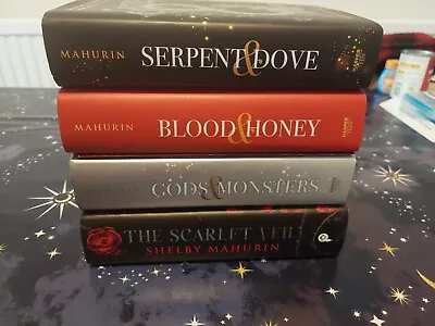 Buy Serpent & Dove Trilogy - Fairyloot Signed Editions And Waterstones Scarlet Veil • 100£