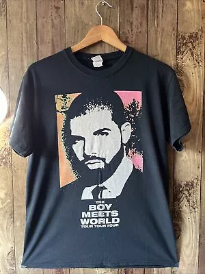 Buy Drake 2017 World Tour 🌍 T-Shirt Black SIZE M • 9£
