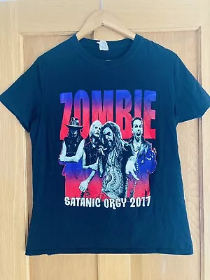 Buy Rob Zombie 2017 Satanic Orgy Tshirt Medium • 10£
