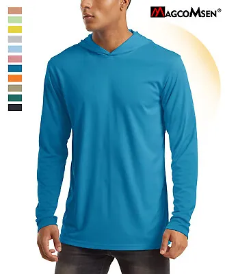 Buy Men's UPF50+ UV Sun Protection Shirts Long Sleeve Quick Dry Hiking Work T-Shirts • 17.98£