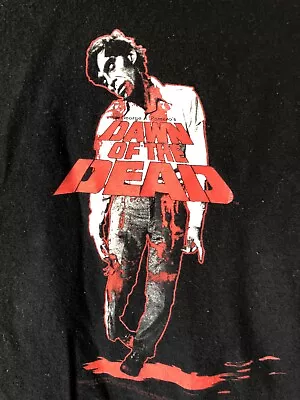 Buy Dawn Of The Dead, George Romero Black T-Shirt, Small. Zombie  • 6.99£