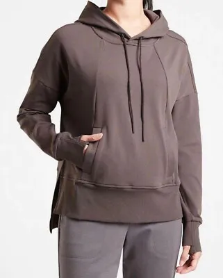 Buy Athleta Mission Hoodie Pullover In Shale/Brown In Size Medium • 47.24£
