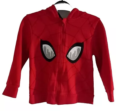 Buy Spider-Man Hoodie Zipped Jacket 4-5 Years Fab Con.   I Combine POSTAGE • 3£