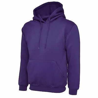 Buy Uneek Hooded Sweatshirt Pullover Casual Classic Thick Sports Jumper Mens Hoody • 13.95£