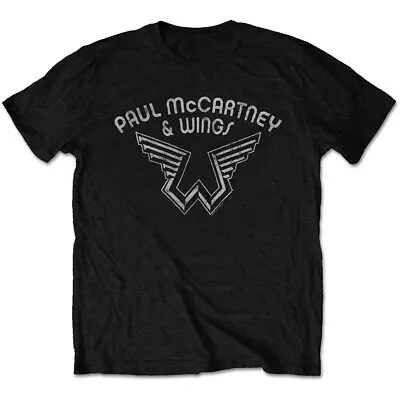 Buy Paul McCartney Wings Logo T-Shirt  OFFICIAL • 15.19£