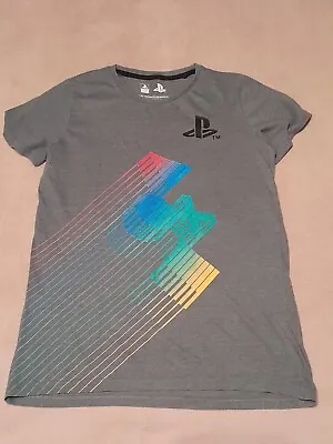 Buy Playstation T Shirt Grey With PS Logo Design Age 14 Years • 1.75£