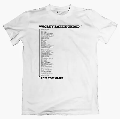 Buy TOM TOM CLUB 'Wordy Rappinghood' T-shirt, Talking Heads Xtc Wire Television Esg • 13£