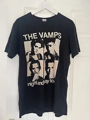 Buy The Vamps Night And Day Tour T-shirt Band Black Size Large Gildan • 19.04£