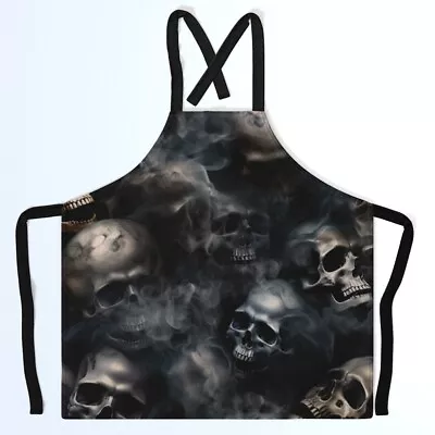 Buy The Lost Dead Adult Apron, Skulls Gothic Fantasy, Smoke Cooking Death Disturbed • 33.95£
