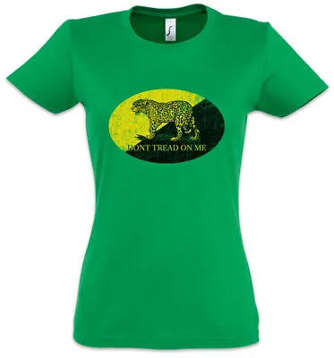 Buy Don't Tread On Me III Women T-Shirt Gadsden USA Jaguar Flag Banner Snake Symbol • 21.59£