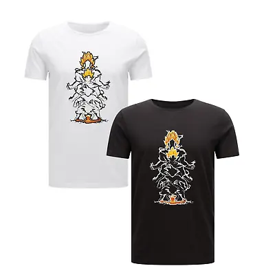 Buy Super Saiyan Vegeta Dragon Anime Men's T-shirt Goku Ball Fan Top Tee • 13.49£