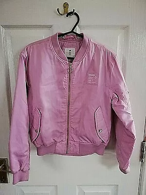 Buy H&m Los Angeles Girls Pink Zip Puffer Jacket 10 - 11 Years Length 22   Pockets • 5.99£