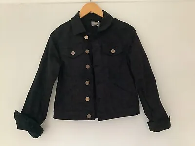 Buy Oasis Nancy Black Denim Jacket Size 8 BNWT • 18£