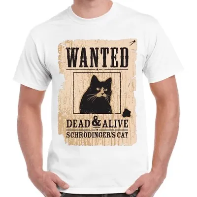 Buy Schrodinger Cat Wanted Dead Or Alive Men Women Top Unisex Retro T Shirt 2438 • 6.35£