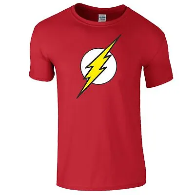 Buy The Flash T Shirt Big Bang Theory DC Comics Superhero Movie Men Women Kids Top • 10.99£