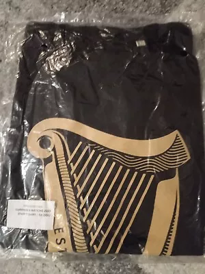 Buy BNWT Guinness Black T-shirt With Harp Logo Large Six Nations 2023 Collection • 6.99£