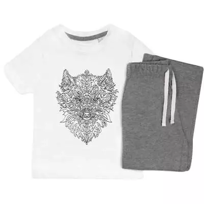 Buy 'Abstract Wolf' Kids Nightwear / Pyjama Set (KP028191) • 14.99£