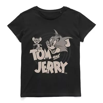 Buy Official Tom & Jerry Circle Women's T-Shirt • 12.59£