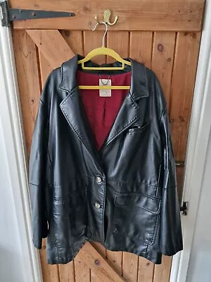 Buy FREE PEOPLE Ladies Black Vegan Leather Blazer Jacket Size M Medium 12 14 16 • 45£
