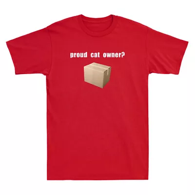 Buy Proud Cat Owner Schrodingers Cat Funny Cat Lover Quote Gift Retro Men's T-Shirt • 12.98£