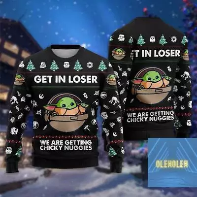 Buy Baby Yoda Ugly Christmas Sweater, Get In Loser We Are Getting Chicky Nuggies Ugl • 37.79£